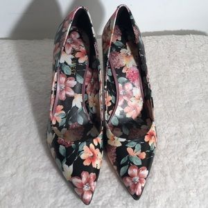 Nine West Floral Heels